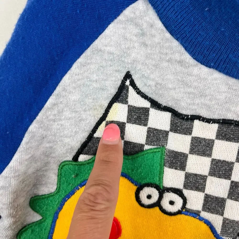 Vintage Little Rebels Dino Racing Sweatsuit 3T